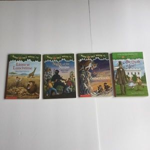 Magic TreeHouse book lot of 4